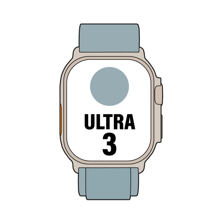 Apple Watch Ultra 3 49mm Titanio Natural con Correa Loop Alpine Azul Claro S, GPS/Cellular, 64GB Apple Watch Ultra 3 49mm Titanio Natural con Correa Loop Alpine Azul Claro S, GPS/Cellular, 64GB
